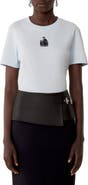 Lanvin Mother And Daughter Embroidered Cotton Jersey T-Shirt