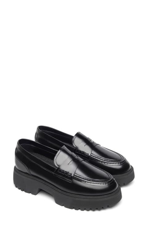 Lug Sole Penny Loafer
