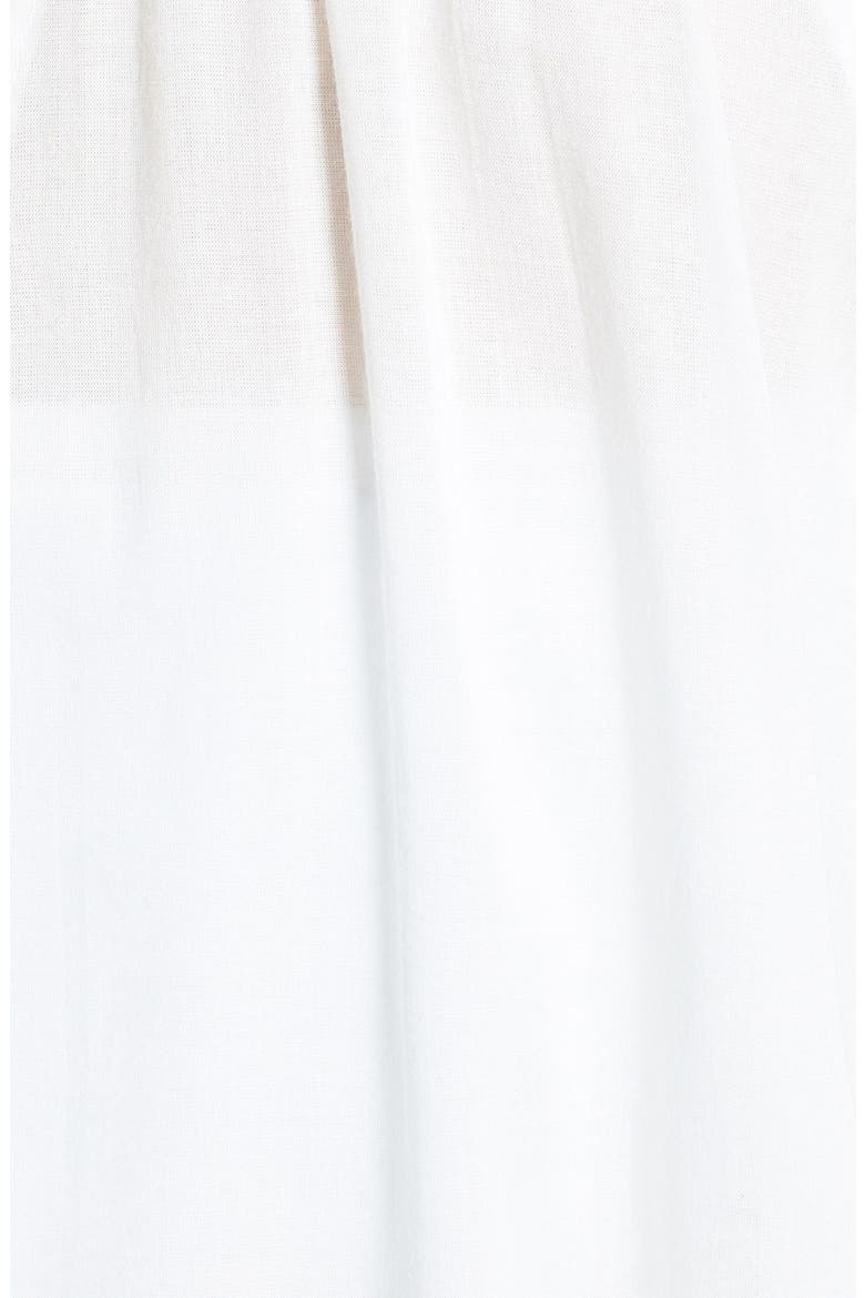 Embroidered Peasant Top, Alternate, color, IVORY/ RED