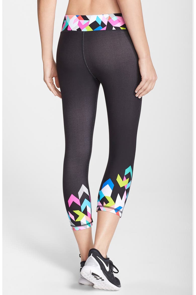 Recreation 'Kaleidoscope' Crop Leggings, Alternate, color, MULTICOLOR