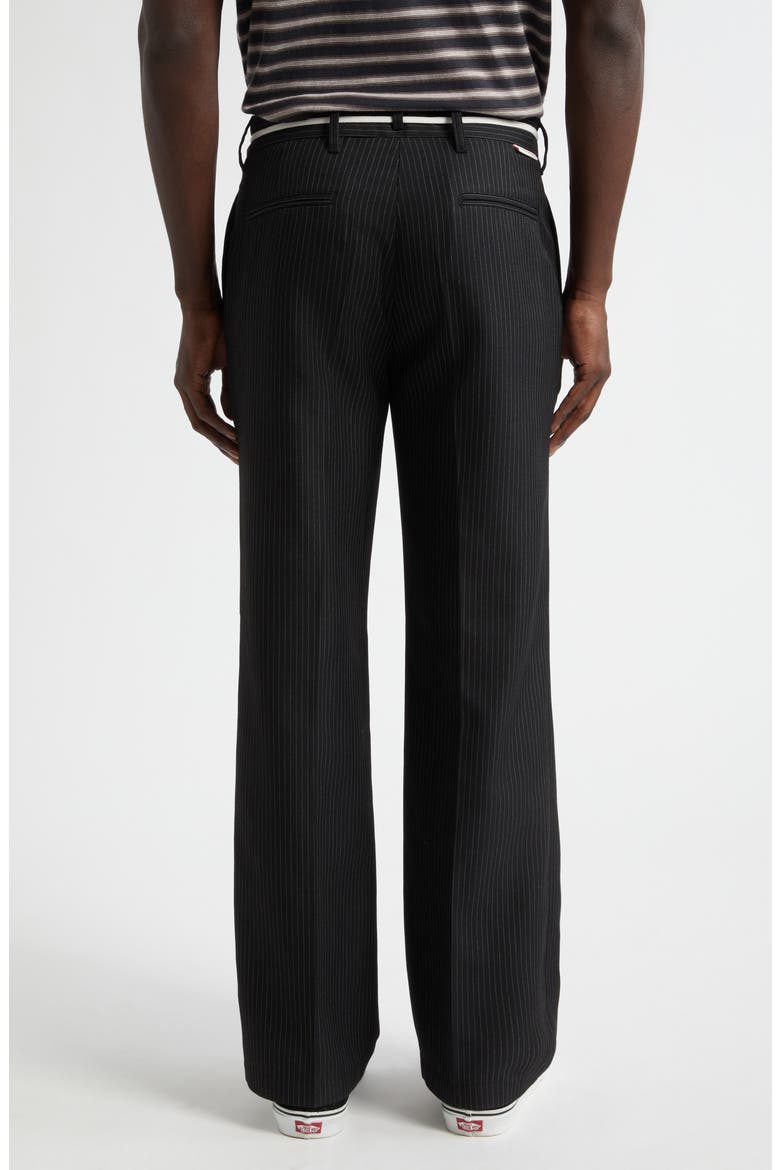 Sune Pinstripe Bootcut Pants, Alternate, color, BLACK PINSTRIPE