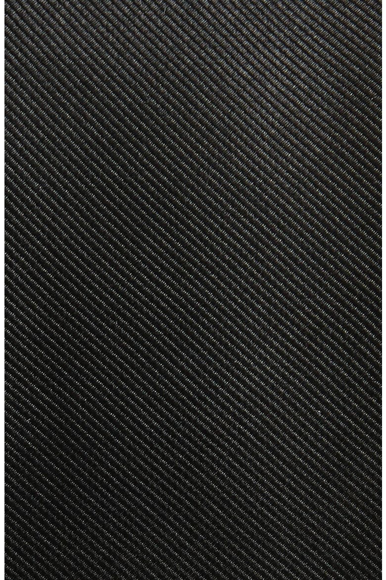 Solid Silk Tie, Alternate, color, BLACK