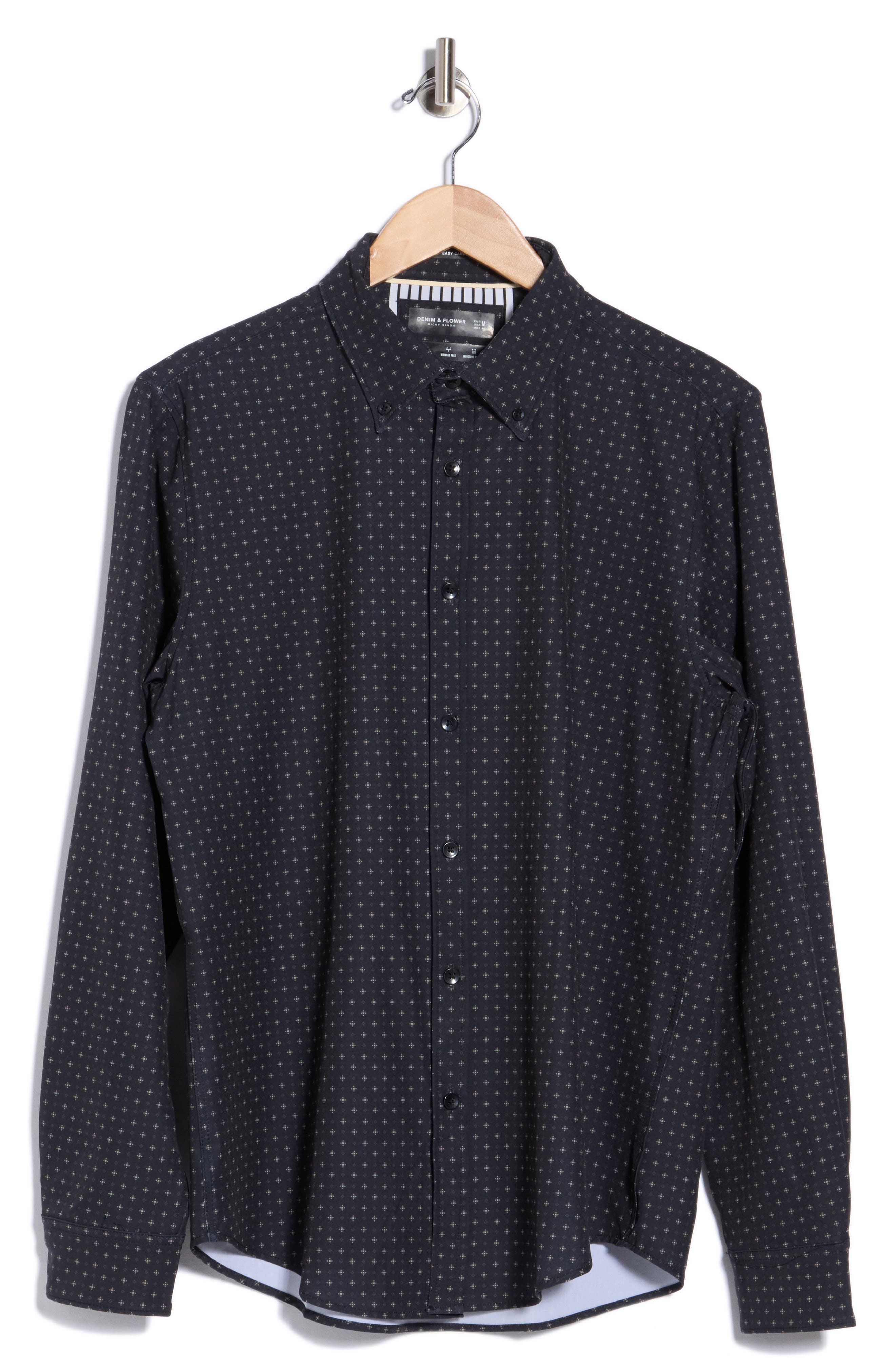 Geo Dressy Button-Up Shirt