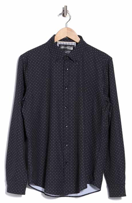 Geo Dressy Button-Up Shirt