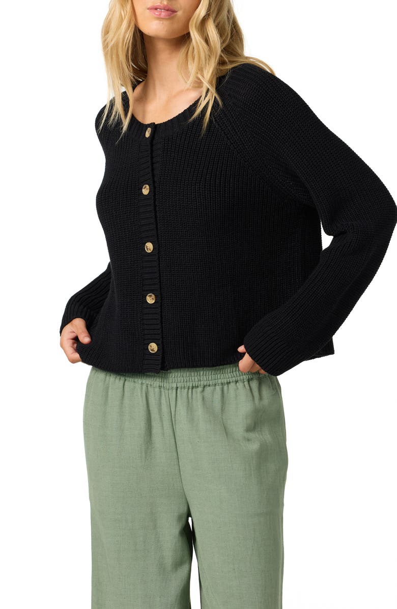 O'Neill Kerris Cotton Blend Cardigan, Alternate, color, 