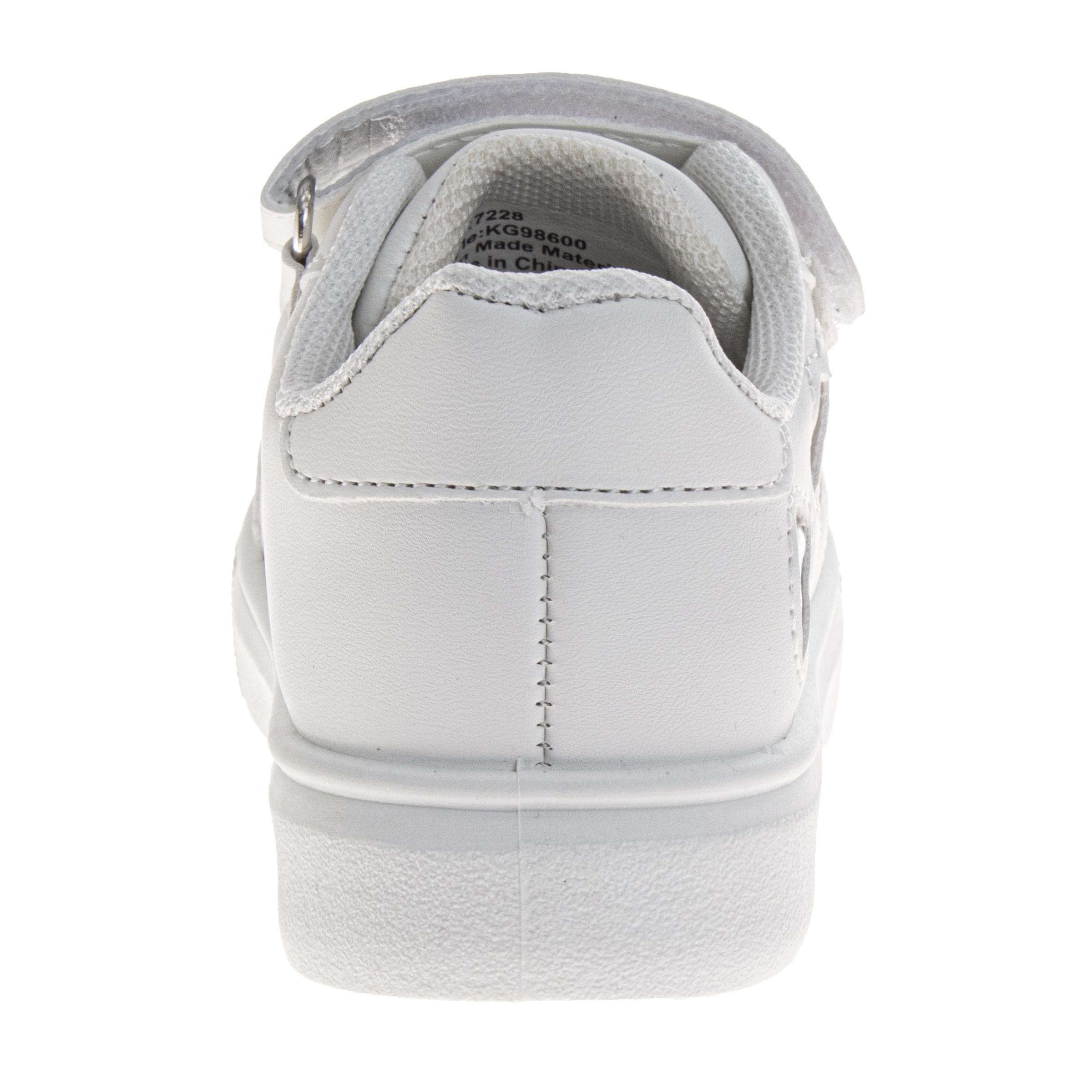 Kensie Girl Sneaker Girls, Alternate, color, White/Silver