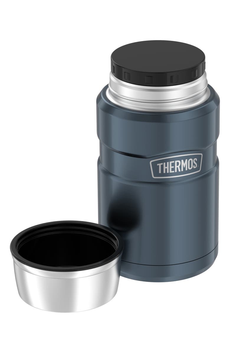 THERMOS 24-Ounce Insulated Food Jar, Alternate, color, Slate