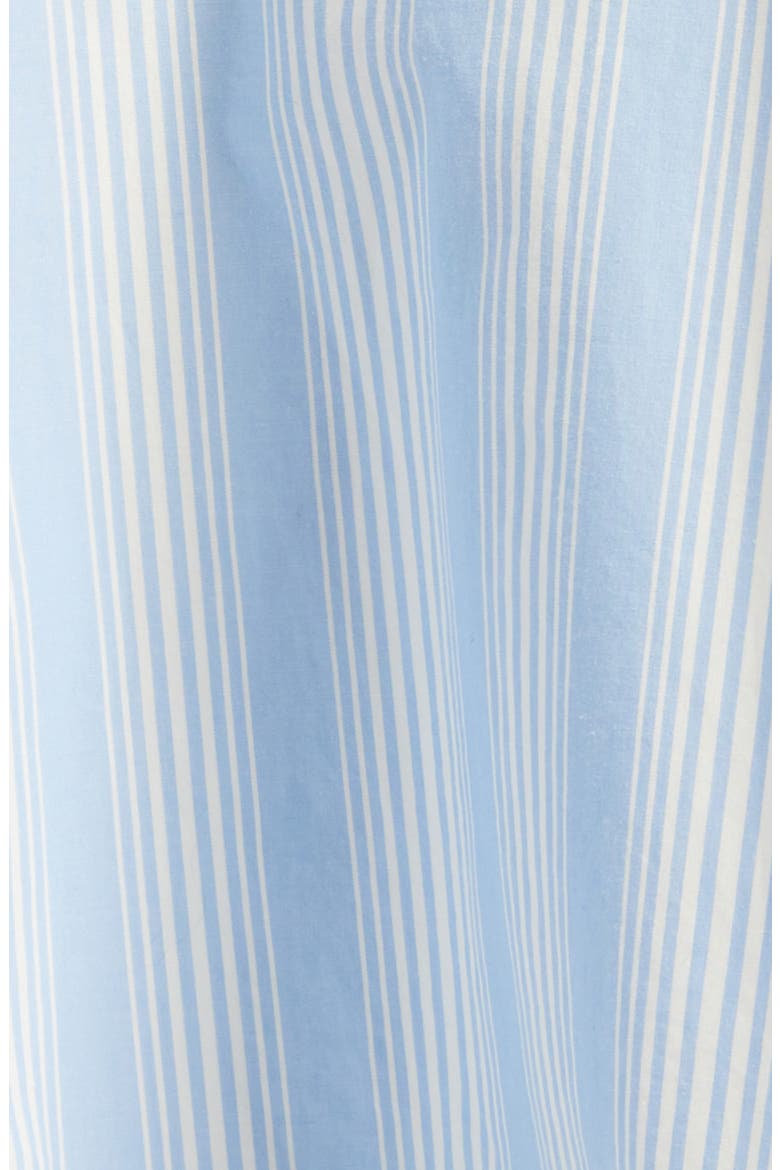 Button-Up Flounce Stripe Shirt, Alternate, color, AIRY BLUE MULTI