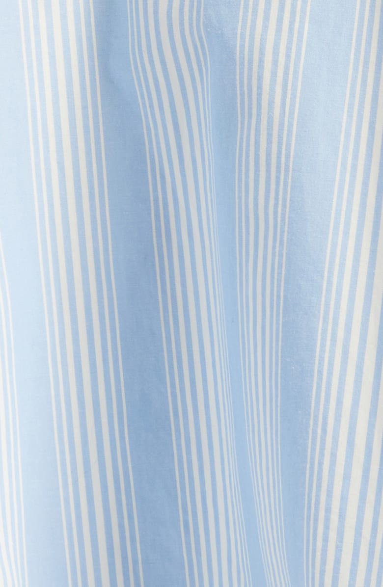 3.1 Phillip Lim Button-Up Flounce Stripe Shirt, Alternate, color, Airy Blue Multi