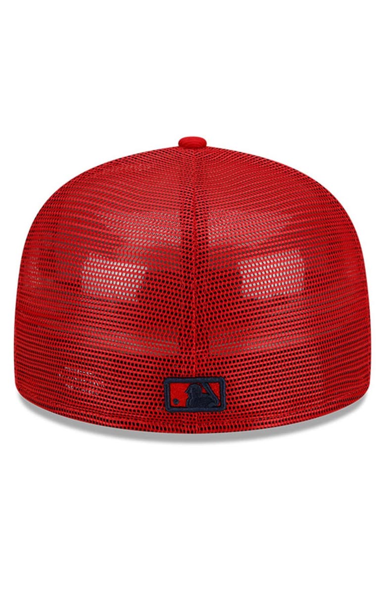 New Era Youth New Era  Red Los Angeles Angels 2023 Batting Practice 59FIFTY Fitted Hat, Alternate, color, 