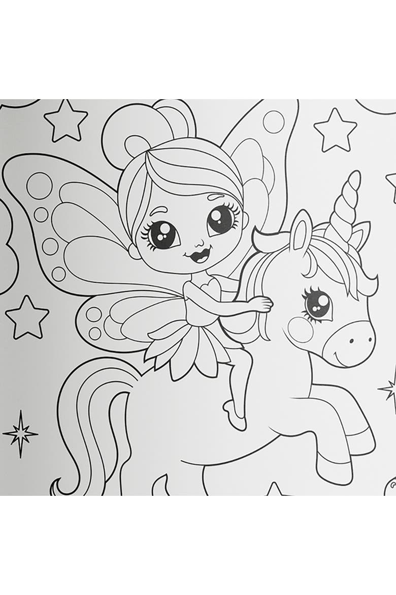 Coloring Book, Unicorn Magic, 96 Pages, Kids 8+, Alternate, color, Multicolored