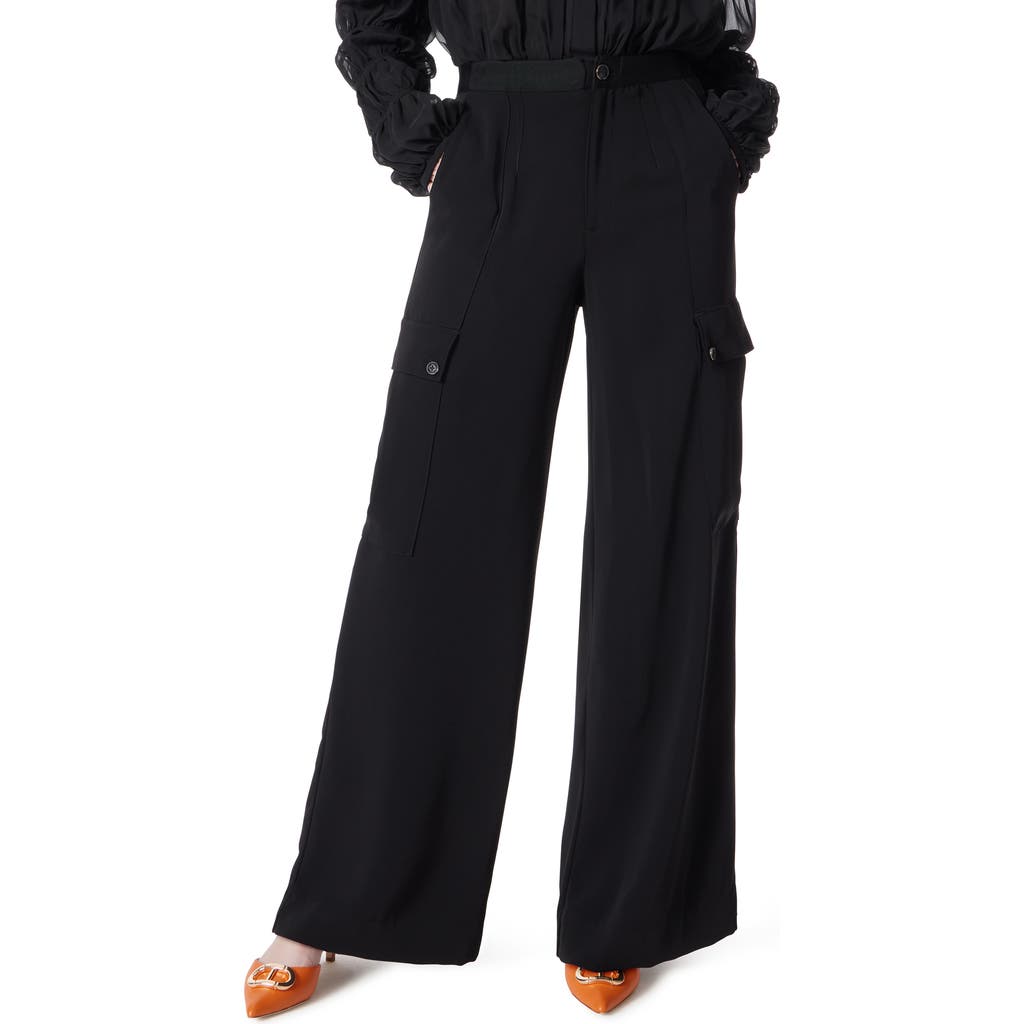 DO by Dee Ocleppo Cargo Wide Leg Suiting Pants in Black  product