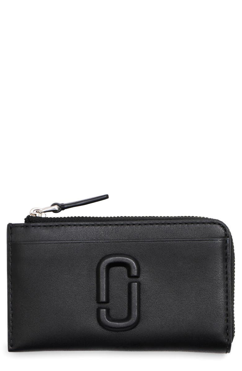 Marc Jacobs The Top Zip Multi Leather Card Holder, Main, color,