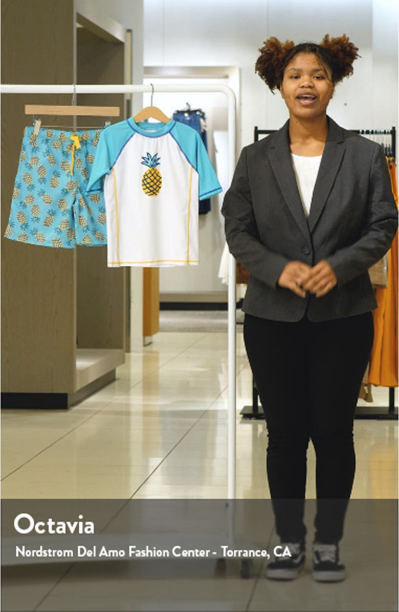 Kids' Two-Piece Rashguard Swimsuit, sales video thumbnail