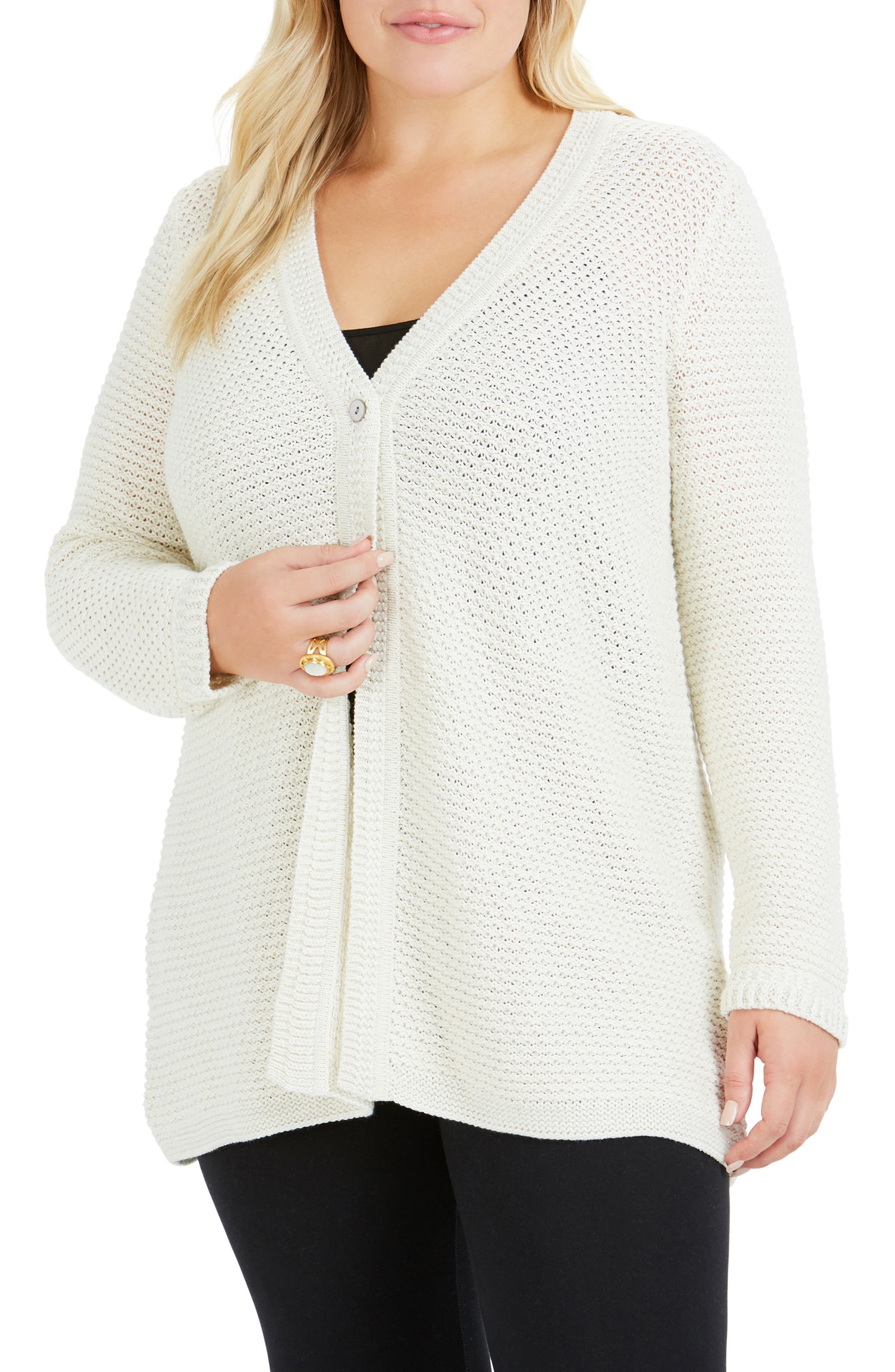 Foxcroft Marcelle Texture Stitch Cardigan (Women) | Nordstrom