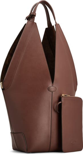 Small Sacca Leather Bucket Bag