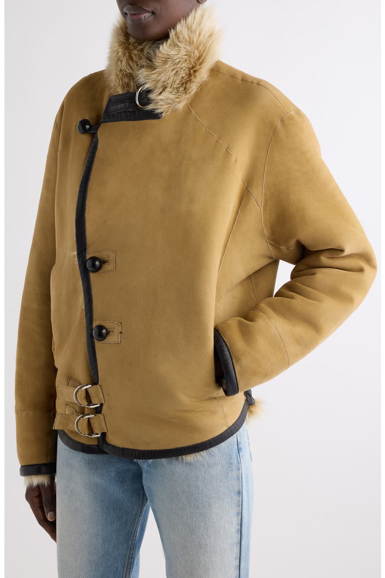 Roama Genuine Shearling Jacket, Alternate, color, ECRU