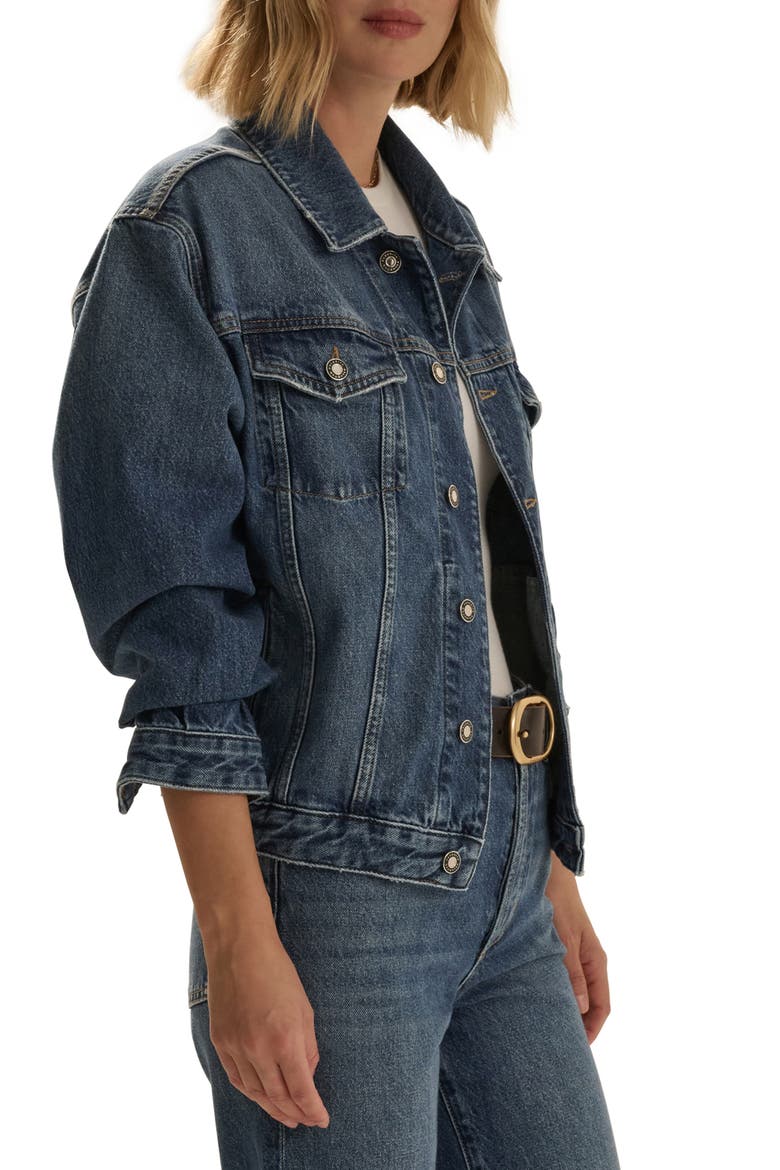 The Otto Boyfriend Denim Jacket, Alternate, color, VINTAGE CAMPBELL