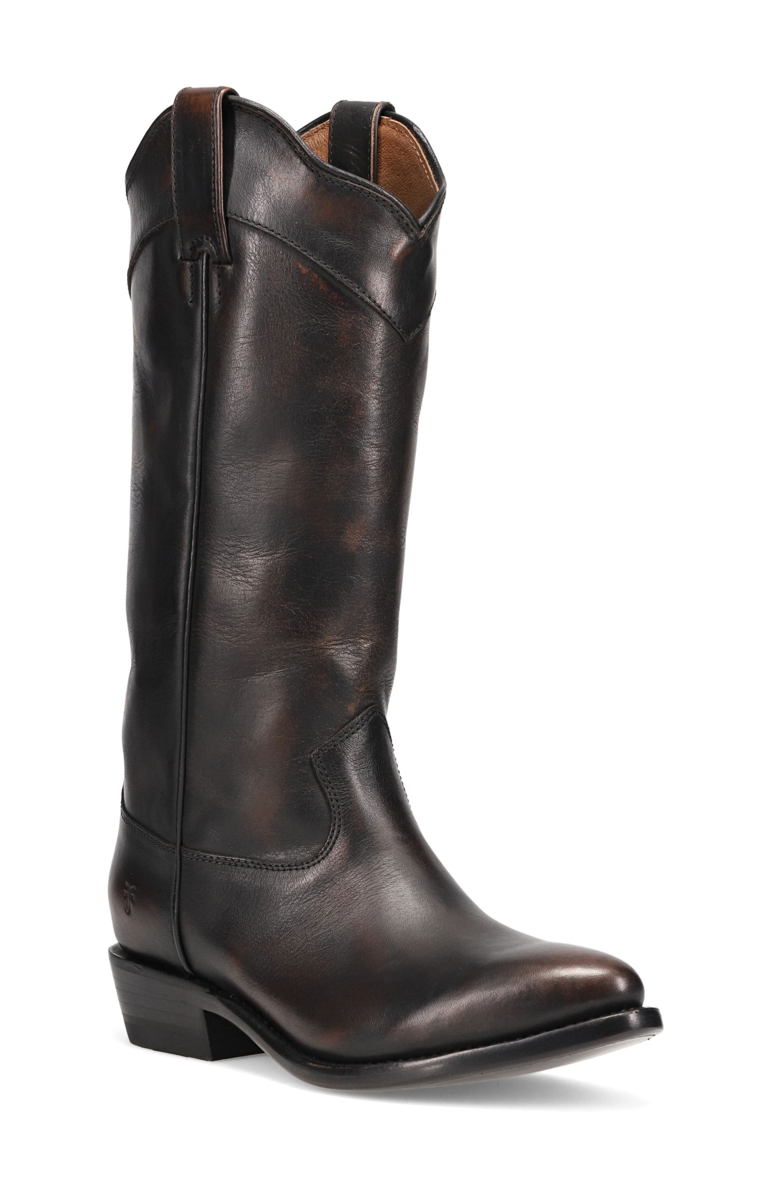 Frye Billy Daisy Knee High Western Boot, Main, color, 