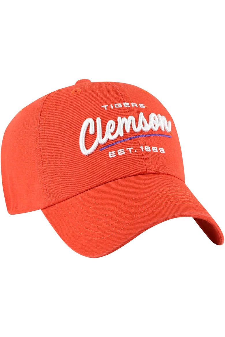 Women's '47 Orange Clemson Tigers Sidney Clean Up Adjustable Hat, Alternate, color, Orange