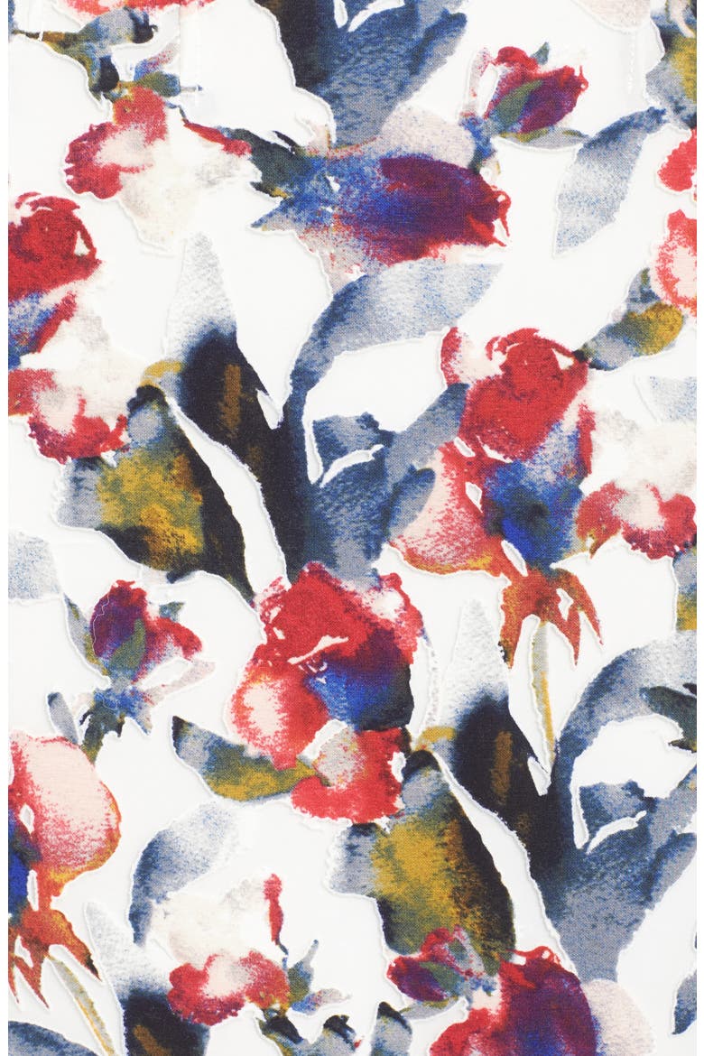 Tea Rose Dress, Alternate, color, SOFT WHITE/ CHERRY