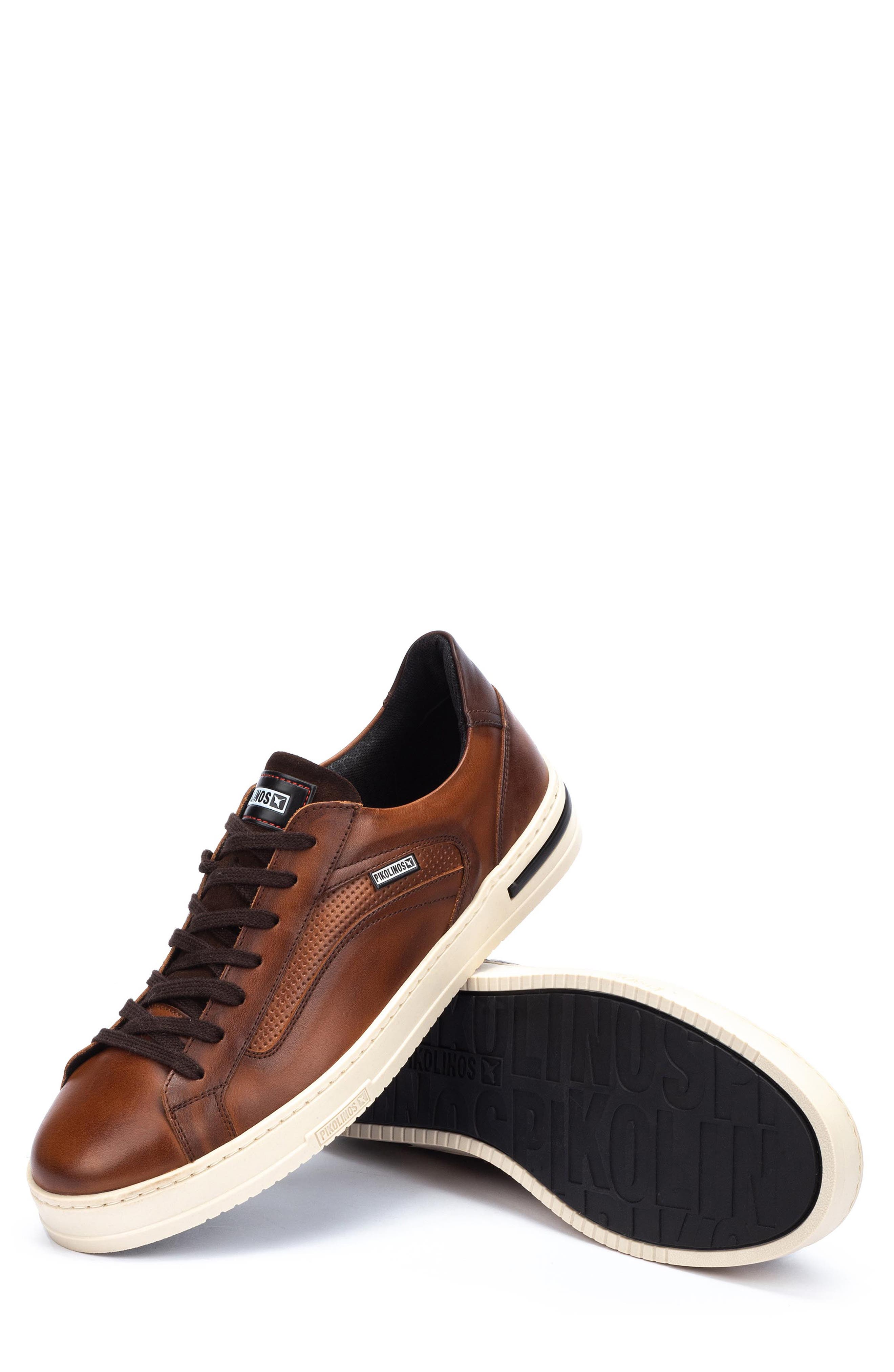 PIKOLINOS Xativa Basic Punched Sneaker, Alternate, color, Cuero