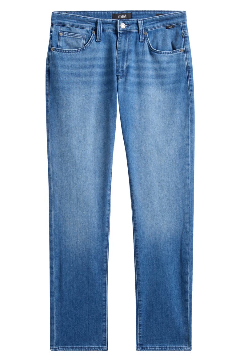 Marcus Slim Straight Leg Jeans, Main, color, MID AIR-LITE