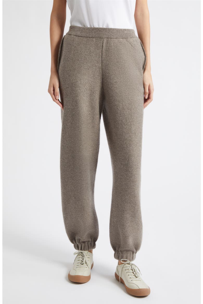 Reel Cashmere Joggers, Main, color, HEATHCOT/ PEBBLE