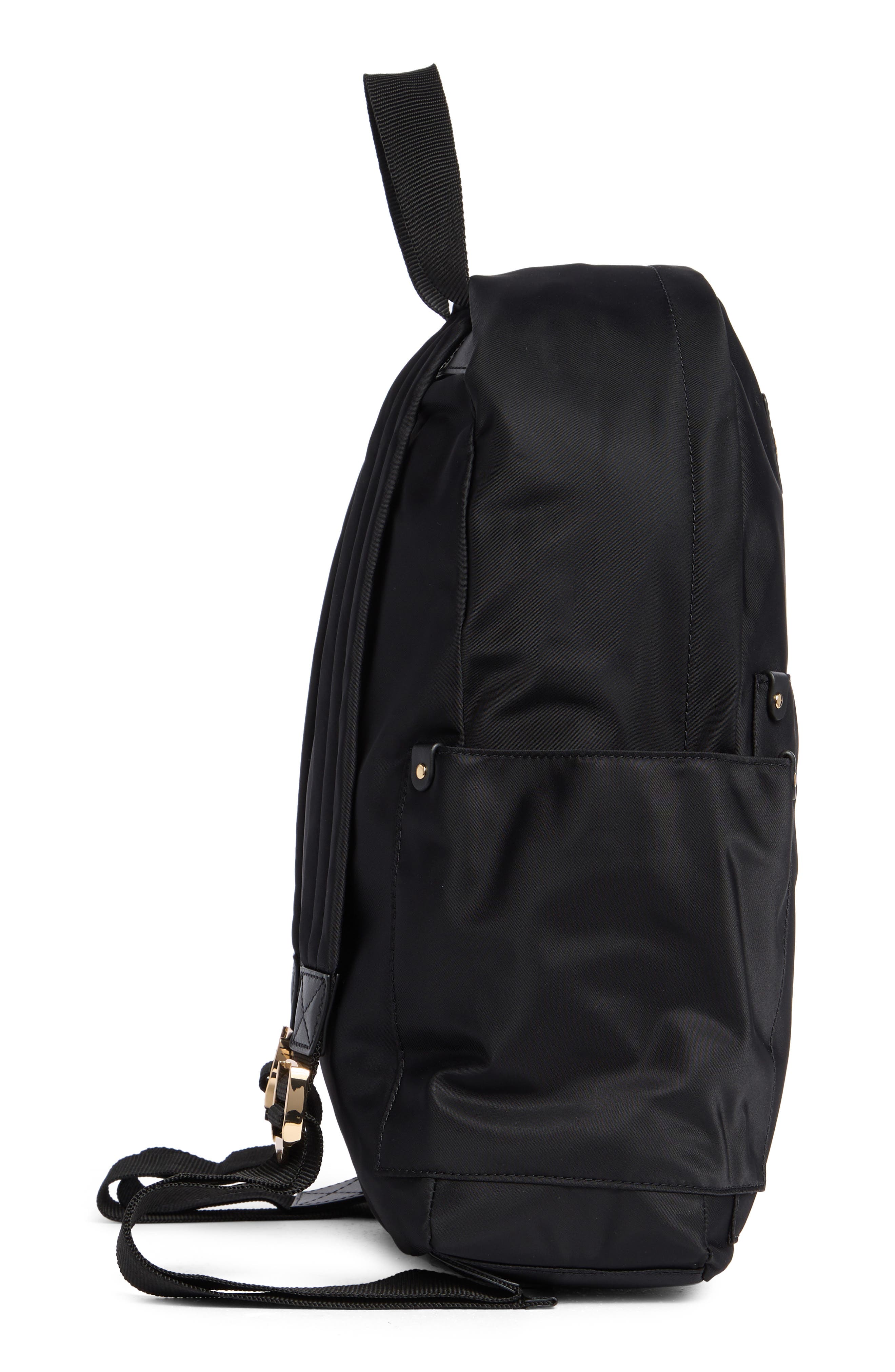 Marc Jacobs Preppy Nylon Backpack, Alternate, color, Black