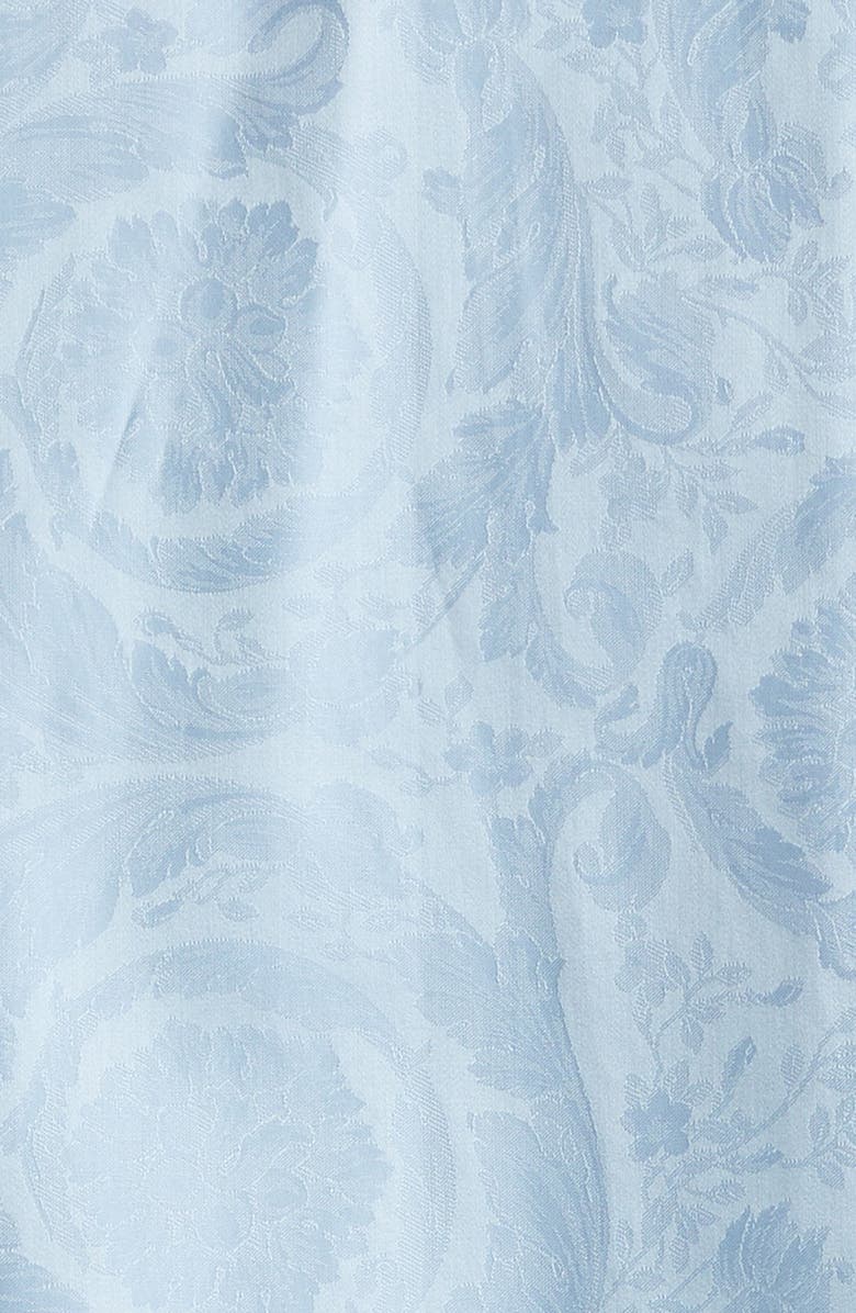 Versace Barocco Jacquard Button-Up Shirt, Alternate, color, 