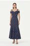 selected Navy Polka Dot