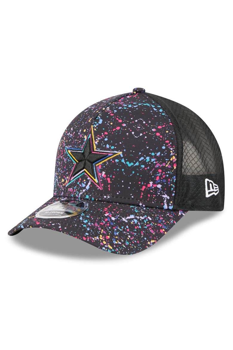 Men's New Era Black Dallas Cowboys 2025 NFL Crucial Catch 9FORTY Adjustable Hat, Alternate, color, Black