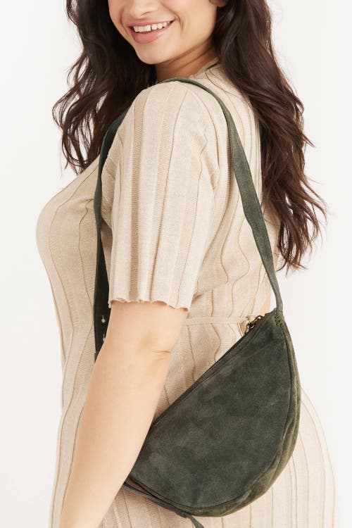 The Sak Tess Sling Leather Bag In Purple