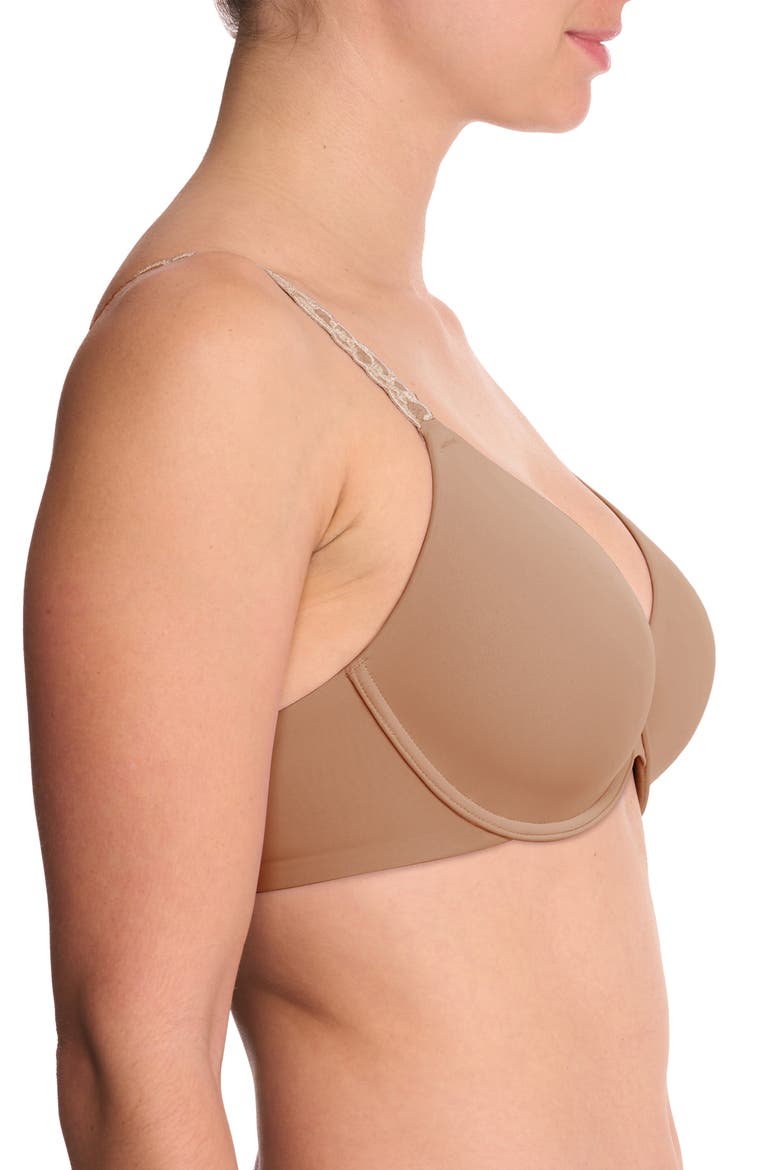 Pure Luxe Underwire T-Shirt Bra, Alternate, color, BUFF/CASHMERE