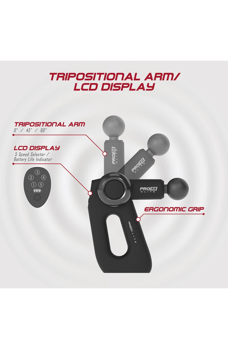 TZUMI Pro Fit Pro Precision Elite Multi-Function Massage Tool, Alternate, color,