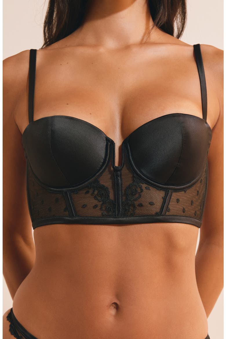 Eloa Bustier, Alternate, color, BLACK