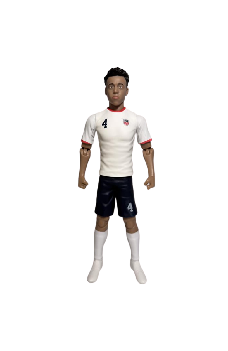 Banbo Toys SOCKERS USMNT Tyler Adams 8" Collectible Soccer Action Figure, Alternate, color, White