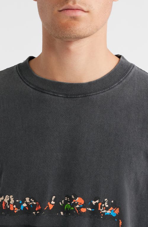 Santo Studio Last Supper Graphic T-shirt In Gray