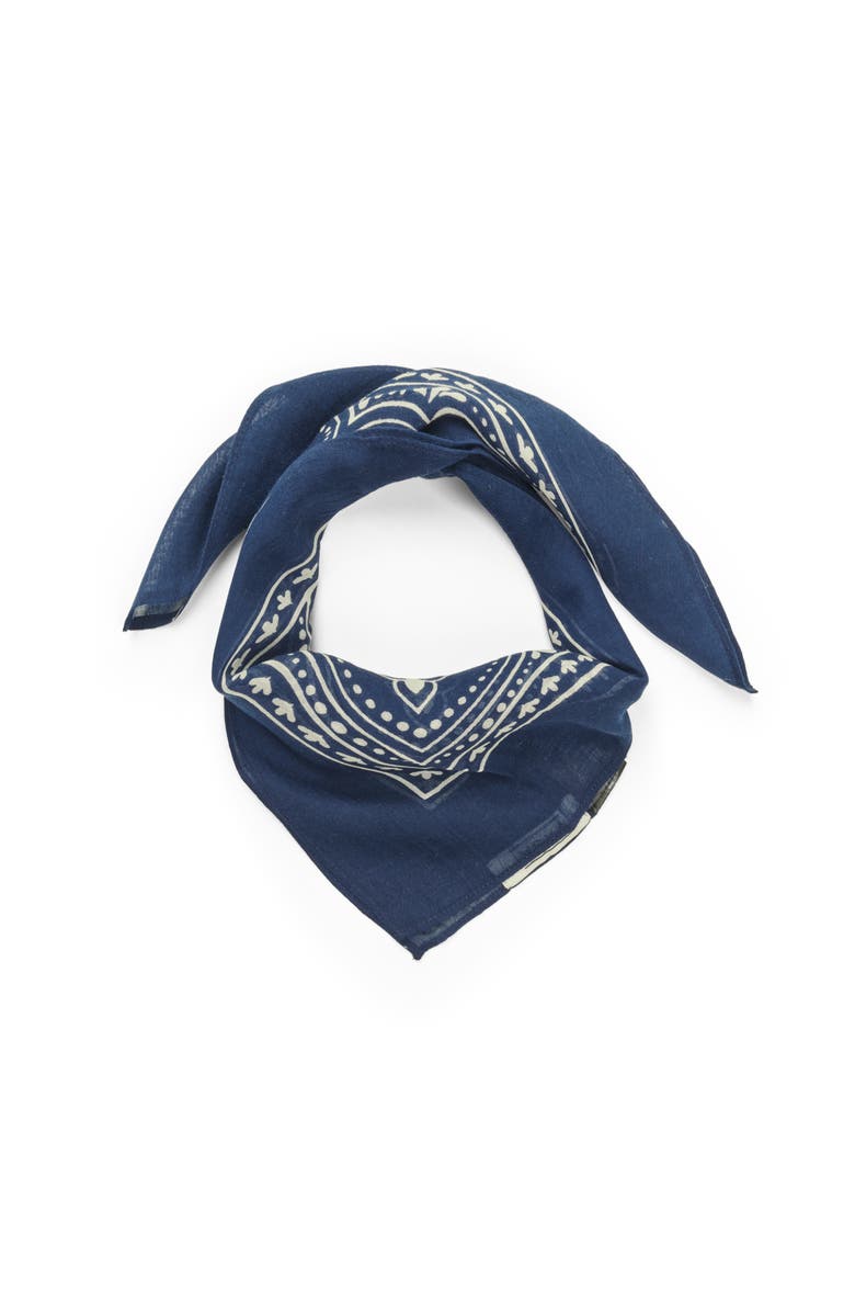 Masai Copenhagen Featherlight Striped Scarf, Alternate, color, Navy Blazer