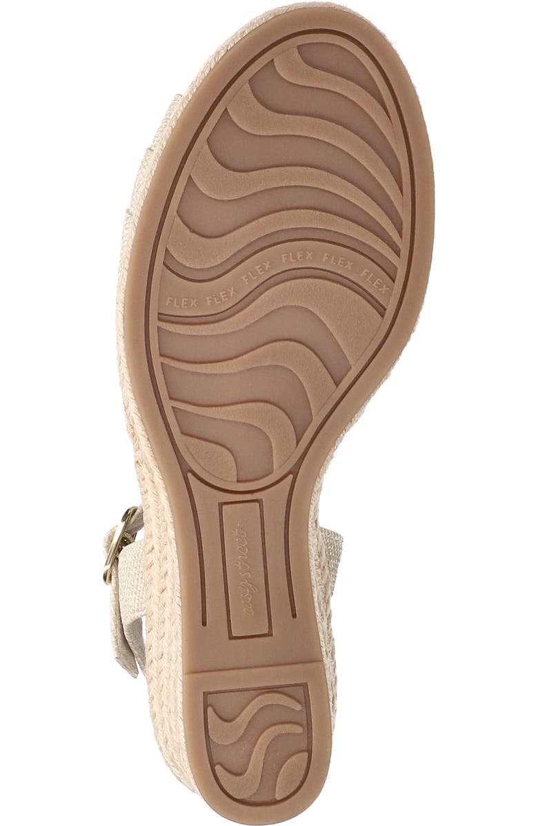 EASY STREET Miramar Ankle Strap Wedge Sandal, Alternate, color, Natural