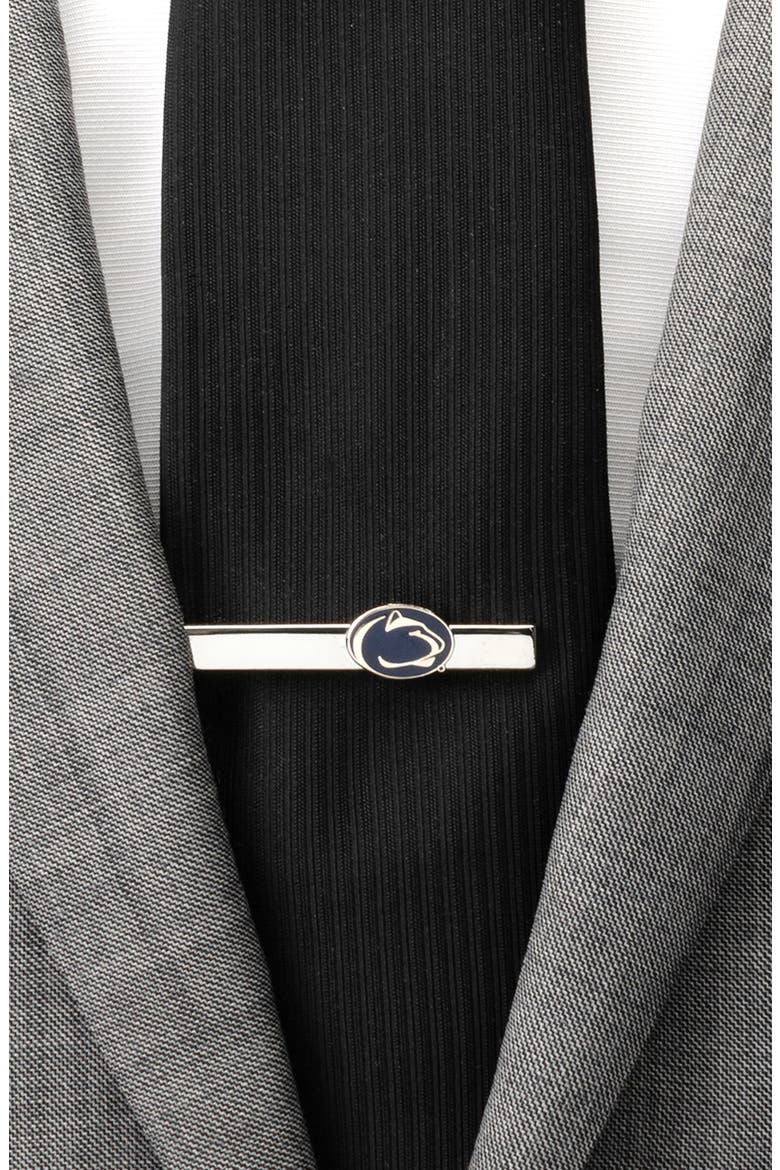Penn State University Nittany Lions Tie Clip, Alternate, color, SILVER/ NAVY