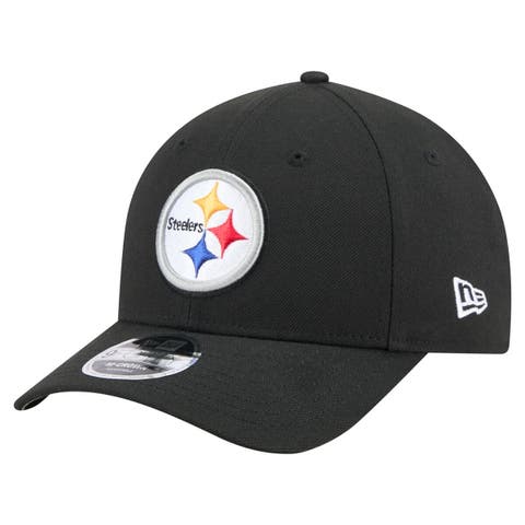 Men's New Era  Black Pittsburgh Steelers Team Collection 9FORTY M-Crown Adjustable Hat