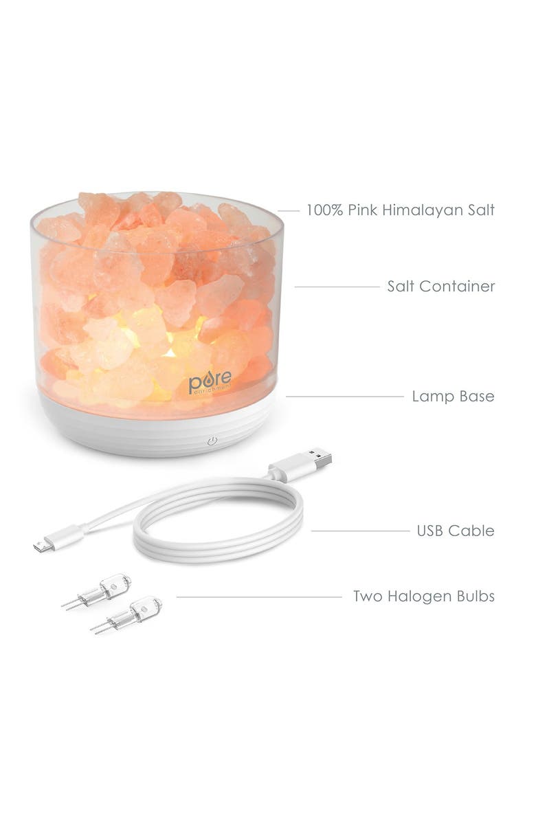 PURE ENRICHMENT PureGlow USB Salt Lamp, Alternate, color,