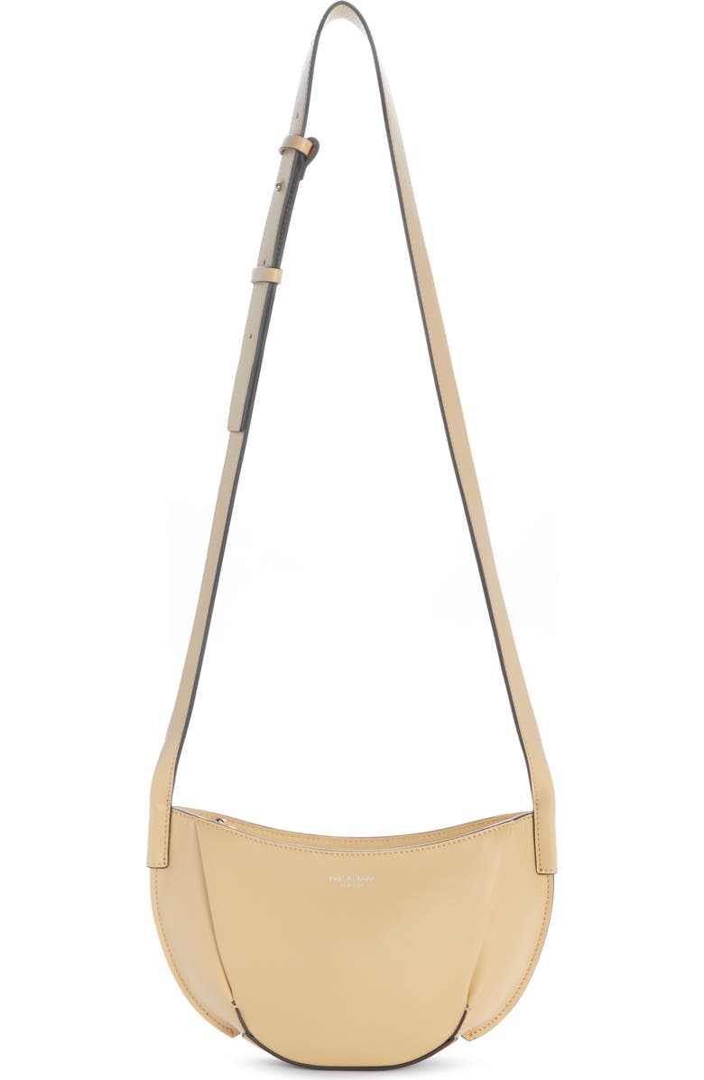 rag & bone Carter Leather Crossbody Bag, Main, color, Butter