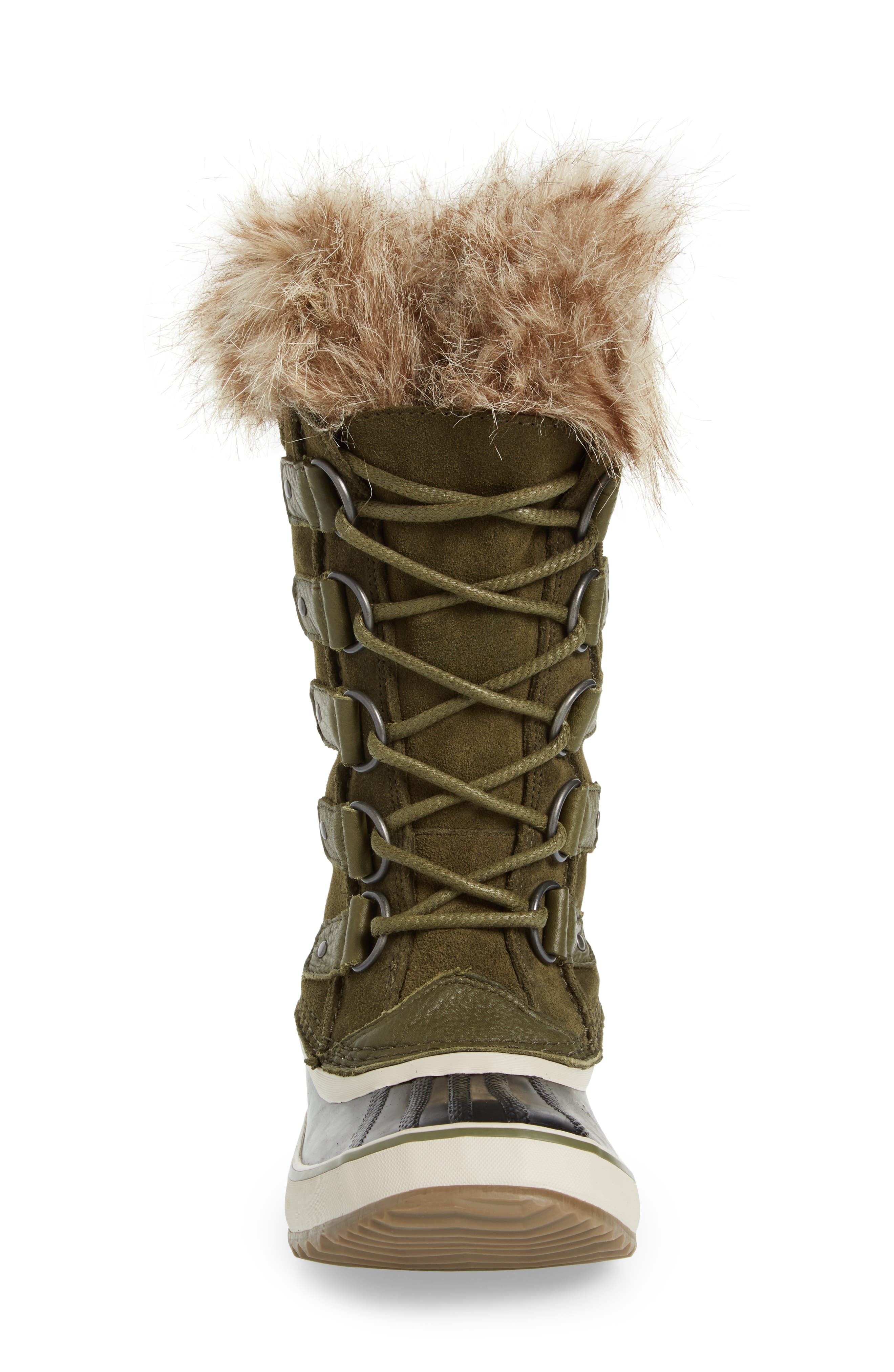 'Joan of Arctic' Waterproof Snow Boot, Alternate, color, NORI/ DARK STONE