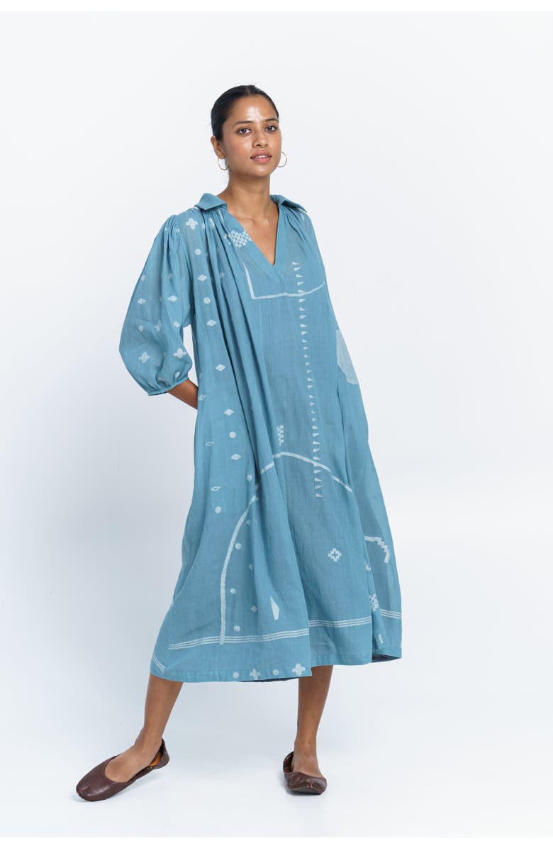 World of Crow Relaxed Fit Midi Dress, Main, color,