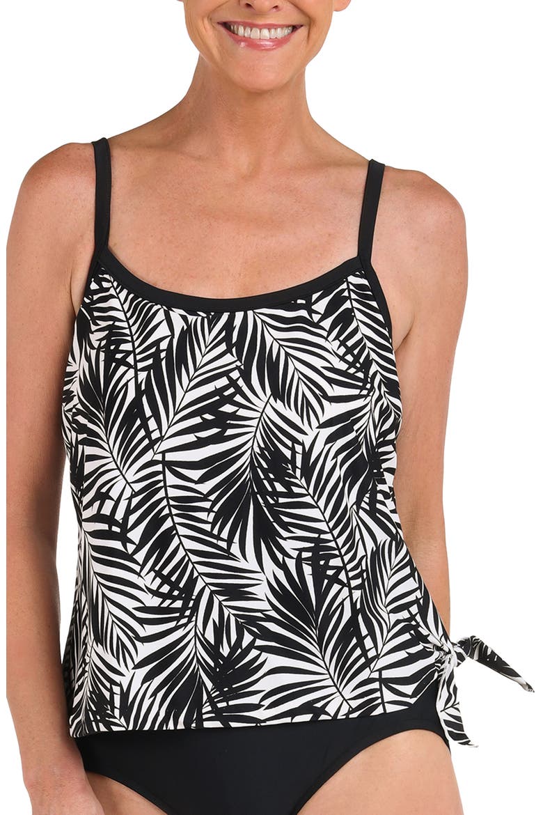 Retreat Faux Tankini One-Piece Swimsuit, Main, color, IVORY