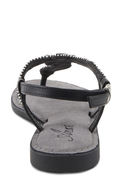 Azura By Spring Step Cartwheel Sandal In Black