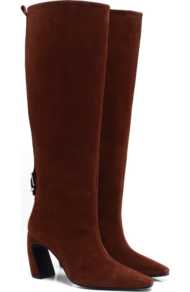 Free People Date Night Knee High Boot, Alternate, color, Port Royale Suede