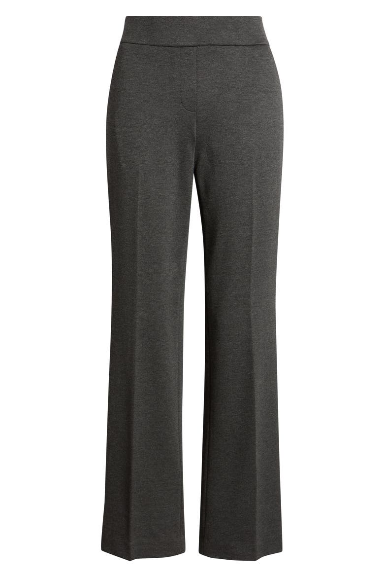 Grace Straight Leg Trousers, Alternate, color, DK HEATHER GREY